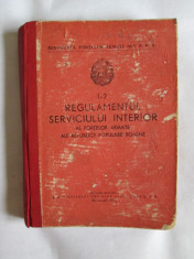 REGULAMENTUL SERVICIULUI INTERIOR ARMATA R.P.R(M.F.A.) 1962 foto