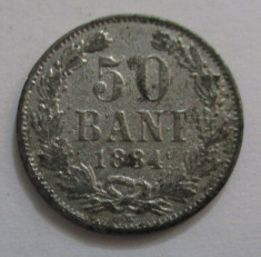 50 bani 1884 fals de epoca RAR 1,99 grame foto