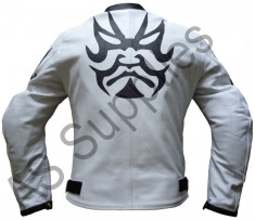 =Geaca Piele 1,3mm Moto Full Protectii &amp;quot;SCOTT KING WHT88&amp;quot;-All Season-385e-Mas.XS-SIGILATE-Germania-Ultima Bucata= foto