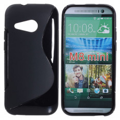 HUSA HTC M8 MINI ONE MINI 2 CULOARE NEAGRA SILICON GEL TPU superioare celor din silicon Asigura protectie impotriva zgarieturilor MODEL WAVE SLINE foto