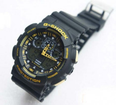 CASIO G-SHOCK GA 100 BLACK-YELLOW EDITION foto