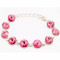 Bratara Argint 925 cu Swarovski Elements, Rose, 10 mm, marimea uni, Zega