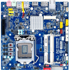 Placa de baza Gigabyte GA-H77TN, socket 1155, mITX, SODIM DDR3, DC-IN Power Connector, bulk foto