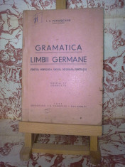 I. V. Patrascanu - Gramatica limbii germane foto