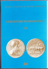 MNI CERCETARI NUMISMATICE Numismatica Medalistica Heraldica Sigilografie volum VII carte voluminoasa 290 pagini vezi continut in descriere foto