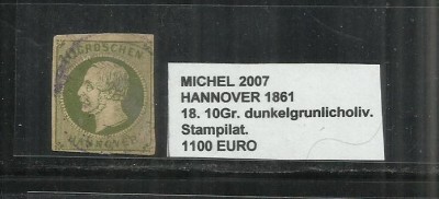 HANNOVER 1861 - 18,10Gr. foto
