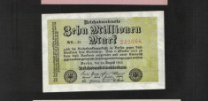 [ Y ] - Germania 10 milion mark 22 August 1923 UNC !!! foto