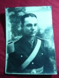 Fotografie- Tanar Ofiter Roman -Lt.Haleluicu Mircea - interbelic