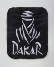 Patch moto (brodat) Dakar foto