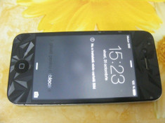 IPHONE 4 black,16gb,neverlocked,folie 3D Diamond poze reale foto