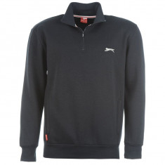 Bluza Pulover Barbati Slazenger Quarter Zip Fleece - Marimi disponibile de la S la XXXL foto