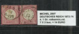 DEUTSCHES REICH DIENSTMARKEN WURTTEMBERG 1872 -74 - 4, 1Gr.