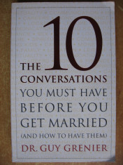 GUY GRENIER - THE 10 CONVERSATIONS YOU MUST HAVE BEFORE YOU GET MARRIED {2007} foto