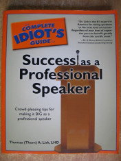 THOMAS A. LISK - SUCCESS AS A PROFESSIONAL SPEAKER {2008} foto