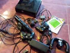 XBOX 360 latest, Hdd 250Gb, Kinect, Speed Wheel,2console,casti1100LEI! foto