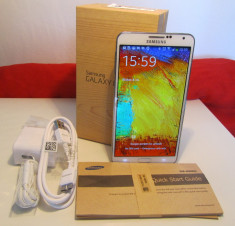 Samsung Note 3 White 32GB Pachet Full Garantie/Factura 4G Orange Romania foto