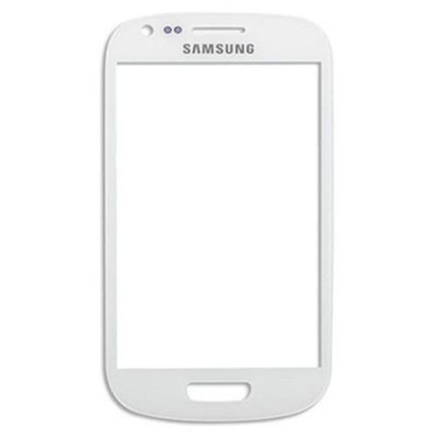 Sticla display fata pentru Samsung Galaxy S 3 mini alb + folie protectie cadou foto