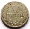 S1 COLUMBIA 5 CENTAVOS 1922, 4 g, Cu-Ni 21 mm RARA - prima cota 16,5 $ **, America Centrala si de Sud
