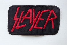 Patch (ecuson) moto/ formatii (brodat) Slayer foto