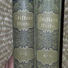 Adalbert Stifter AUSGEWAHLTE WERKE IN SECHS BANDEN 6 volume legate in 2 Ed. Max Hesse interbelica legate