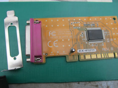 Vand placa pci cu paralel port foto