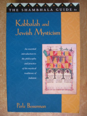 PERLE BESSERMAN - THE SHAMBHALA GUIDE TO KABBALAH AND JEWISH MYSTICISM {1997} foto