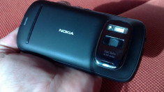 Nokia 808 pureview , impecabil, in garantie, 41mp, negru. foto