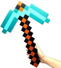 Jucarie Minecraft Foam Diamond Pick Axe 278 foto