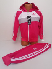 Trening copii ADIDAS compleu bluza si pantalon din bumbac 1 an foto