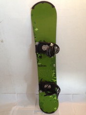 PLACA SNOWBOARD BURTON CRUZER 159 CM WIDE, LEGATURI SALOMON SPEEDFYT foto