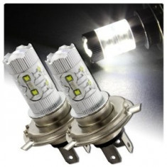 Bec LED 50W H4 CREE led - set -2buc foto