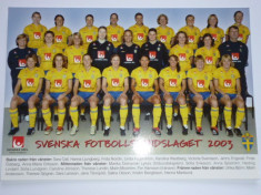 Foto nationala feminina de fotbal din SUEDIA 2003 foto