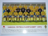 Foto nationala de fotbal din SUEDIA 2003 (inclusiv Zlatan Ibrahimovici)