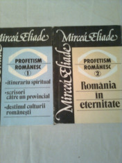 PROFETISM ROMANESC ~ MIRCEA ELIADE 2 volume ( vol.1+ vol.2 ) foto