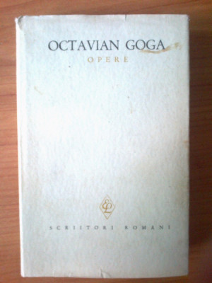 e3 Octavian Goga - Opere II - Poezii foto