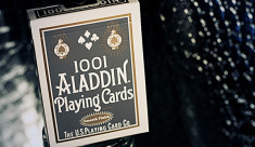 Carti de joc Aladdin 1001 - ALBE - WHITE - Aladdin Deck - Crown Deck - Pachet foarte RAR / Carti de joc de colectie foto