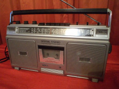 RADIO CASETOFON STEREO PHILIPS IN STARE BUNA, 45 X 22 X 14, foto