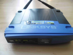 Router Wireless-G Linksys 2.4GHZ 802.11g cu SpeedBooster WRT54GS foto