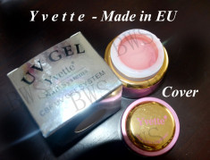 Gel uv YVETTE 15 ml cover/bej/crem---- Made in EU---Nail Sistems--- Kit unghii cu gel uv /geluri colorate foto