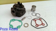 Kit Cilindru / Set Motor + Piston + Segmenti Scuter Malaguti F12 / F12R / F15 ( 49cc - 50cc - racire apa ) foto