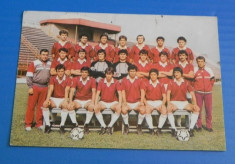 FOTOGRAFIE ECHIPA DE FOTBAL RAPID BUCURESTI ANII 1980. PROBABIL 1988 (00727 foto