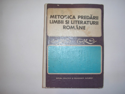 Metodica Predarii Limbii Si Literaturii Romane - Coordonator: I.d.laudat,RF6/2 foto