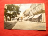 Ilustrata Galati - Str. Domneasca , color ,circ.1921 ,fara timbre