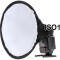Softbox Bounce Diffuser Rotund pentru Blitz Flash Yongnuo Nikon Canon