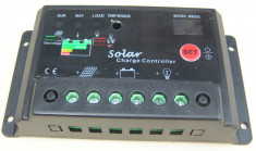 Regulator solar inteligent, cu programarea iluminarii, 20 A 12 -24 V foto