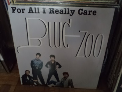 Blue Zoo For All I Really Care disc vinyl lp muzica new wave synth pop 1984 VG+ foto