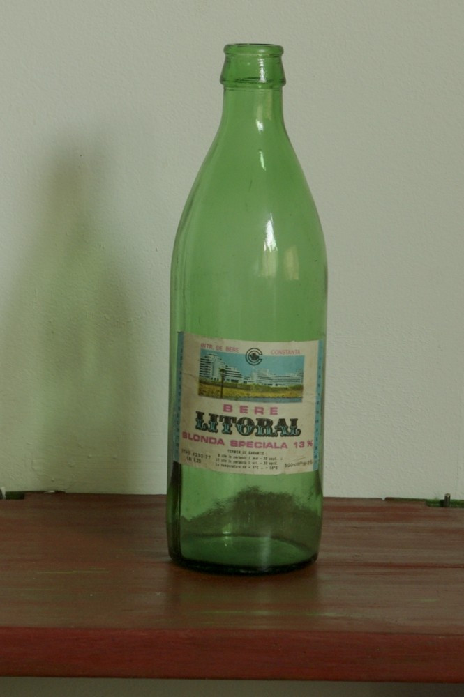 Sticla de bere din perioada comunista - bere Litoral - eticheta originala  !!! | arhiva Okazii.ro