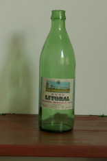 Sticla de bere din perioada comunista - bere Litoral - eticheta originala !!! foto