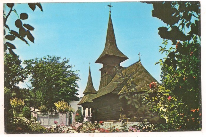 #carte postala(ilustrata)-TECHIRGHIOL-Schitul Sfanta Maria