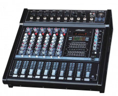 MIXER AMPLIFICAT 4 CANALE CU PUTERE 250 WATT,CITITOR MP3 PLAYER STICK USB,EFECTE DIGITALE DSP,MIXER AMPLIFICAT. foto